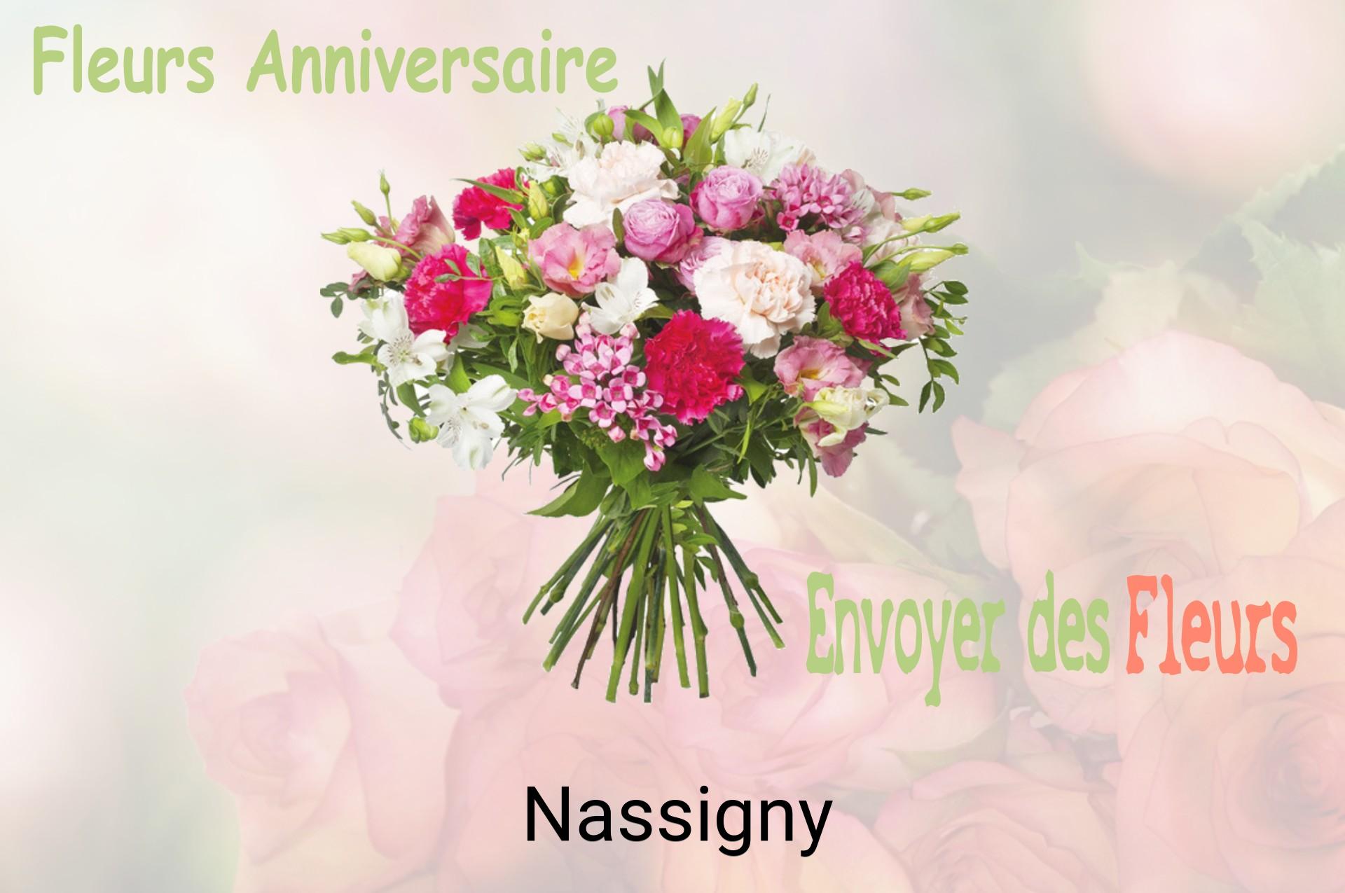 Bouquet de fleurs d’anniversaire livré à Nassigny